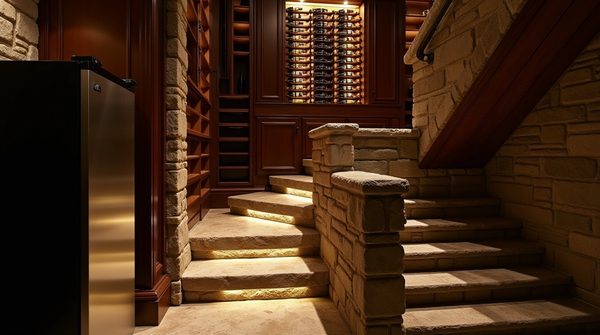 Cave à vin sous escalier : transformer un espace inutilisé en coin œnologique élégant